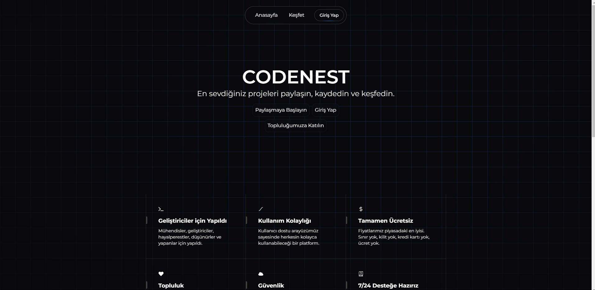 Code Share Website Preview