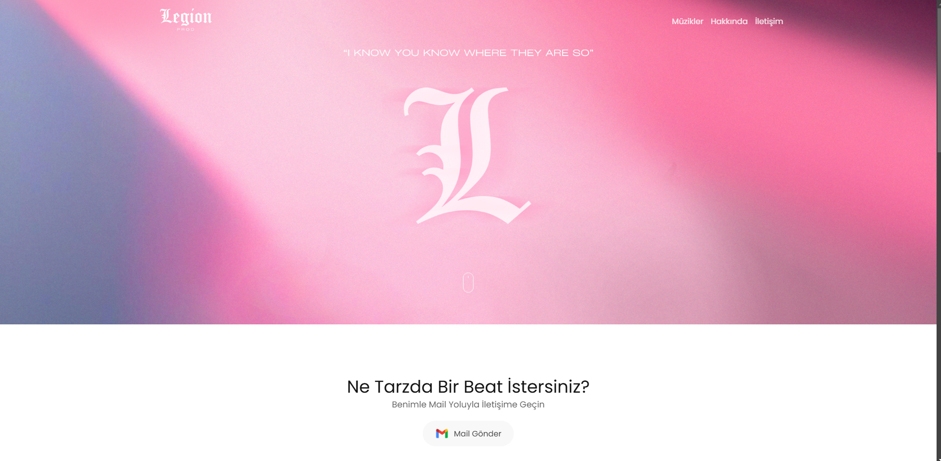 Prodlegion Official Website Preview